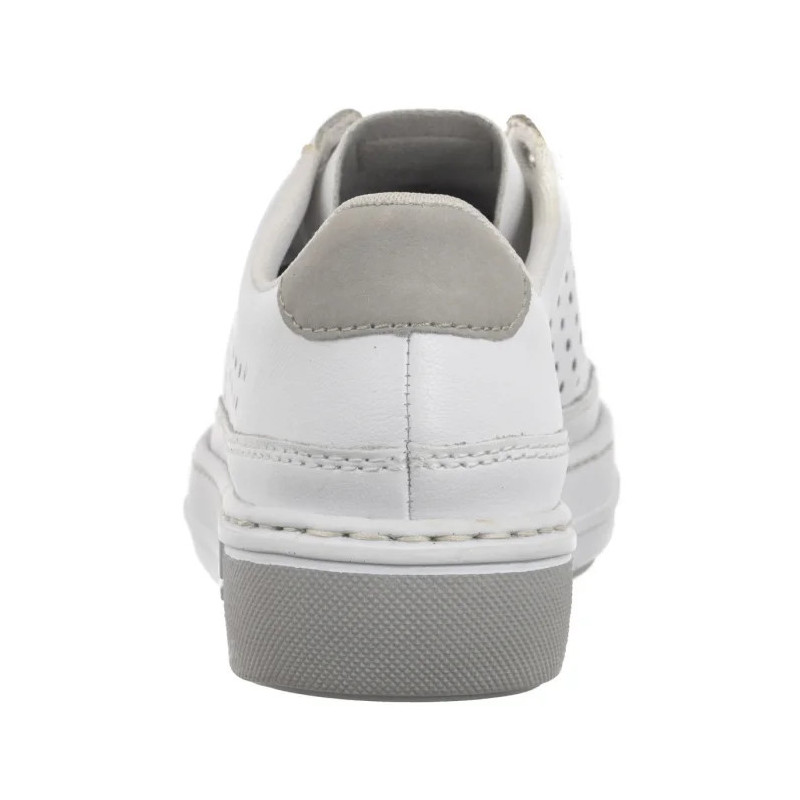 Rieker Białe Ażurowe L8849-80 White (RI240-a) batai