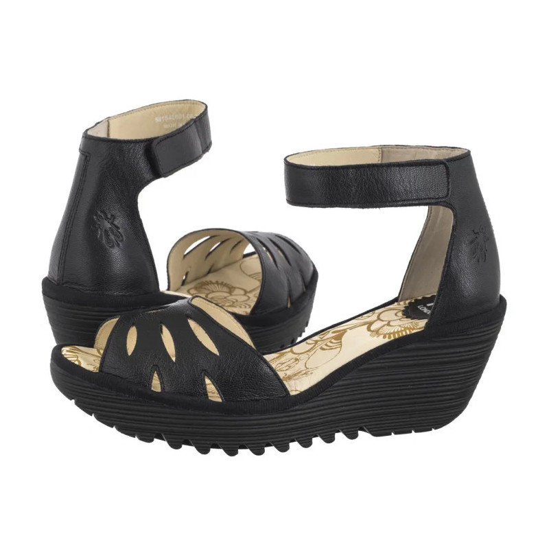 FLY London Yelu Mousse Black P501545001 (FL418-a)