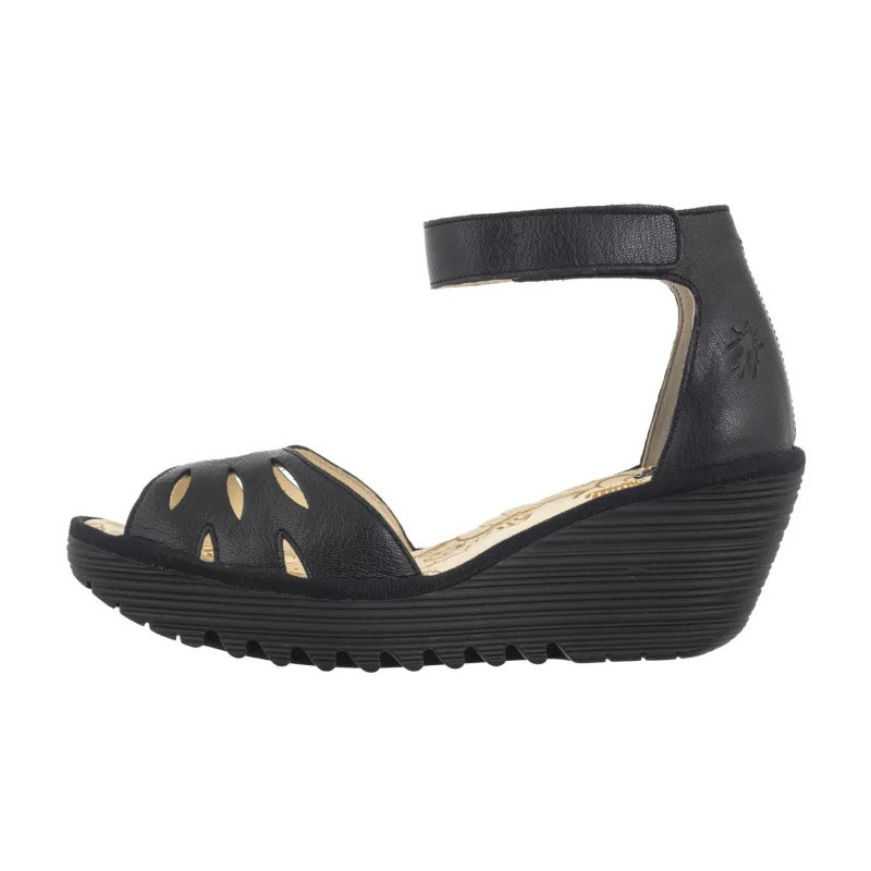 FLY London Yelu Mousse Black P501545001 (FL418-a) batai