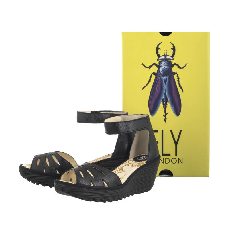 FLY London Yelu Mousse Black P501545001 (FL418-a)