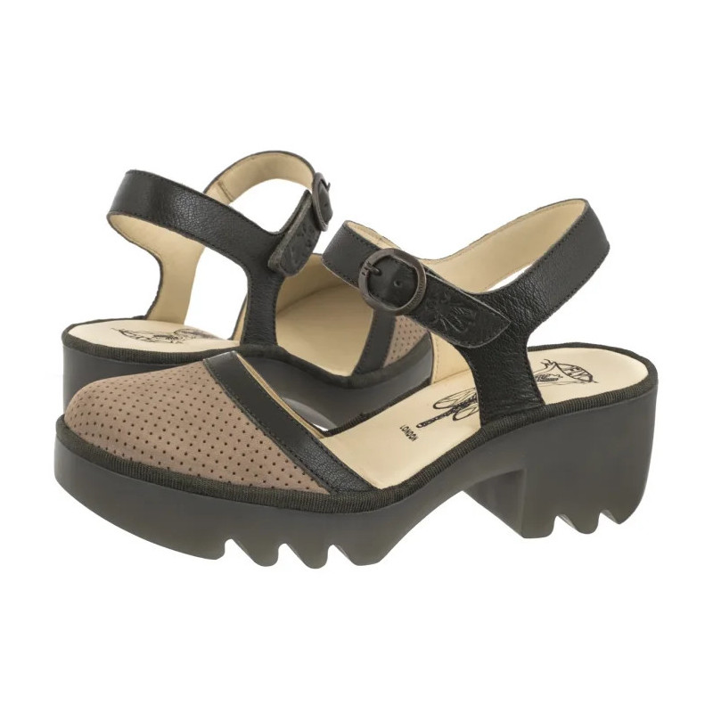 FLY London Teyo Cupi/Mous Taupe/Khaki P501583001 (FL419-a) sandalai