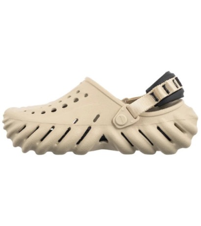 Crocs Echo Clog Bone/Black 207937-2YJ (CR347-a) Moteriški batai/šlepetės