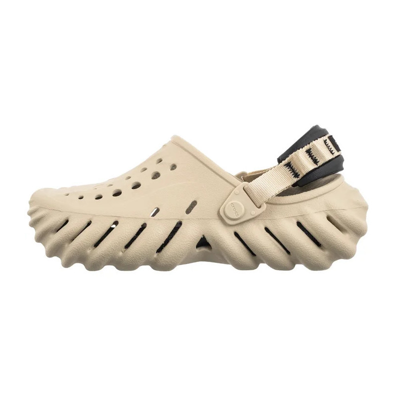 Crocs Echo Clog Bone/Black 207937-2YJ (CR347-a) Moteriški batai/šlepetės