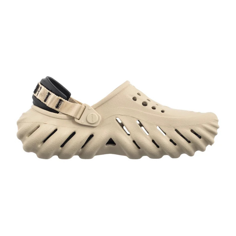 Crocs Echo Clog Bone/Black 207937-2YJ (CR347-a) Moteriški batai/šlepetės
