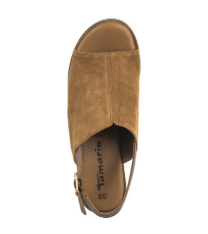 Tamaris Brązowe 1-28304-44 305 Cognac (TM524-a) sandalai