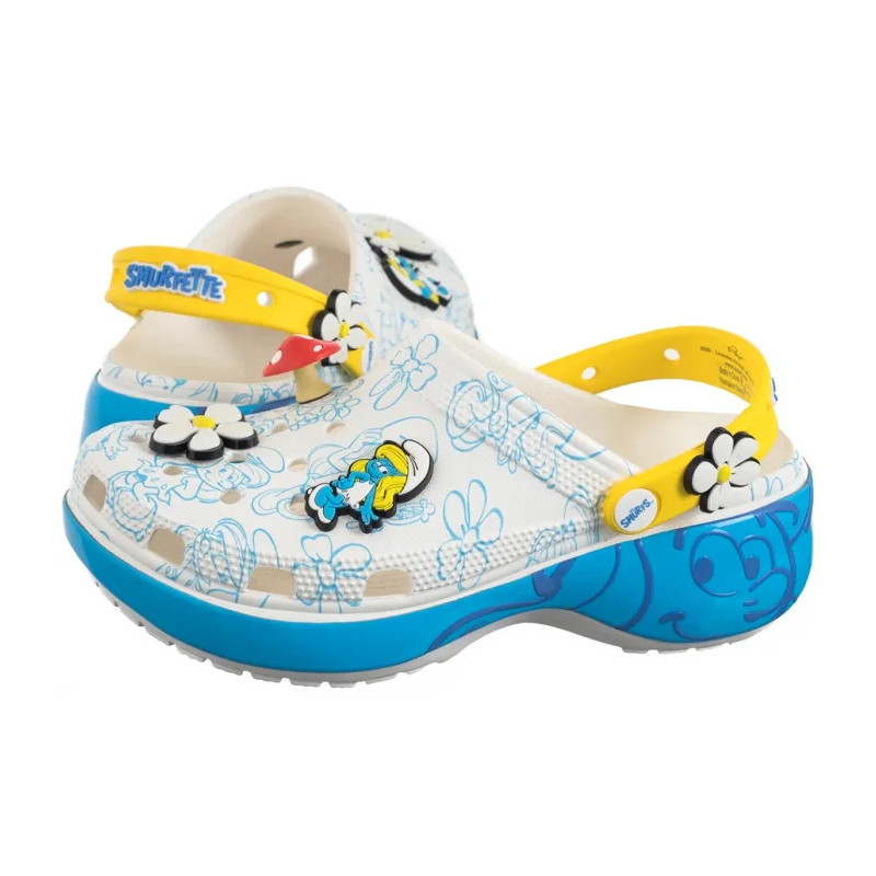 Crocs Smurfs Platform Clog Multi 210882-90H (CR351-a) Moteriški batai/šlepetės