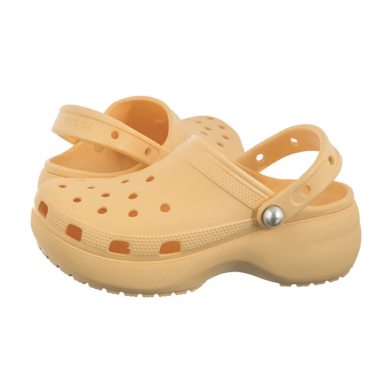 Crocs Classic Platform Pearl Clog Golden Hour 211231-78Z (CR355-a) Moteriški batai/šlepetės