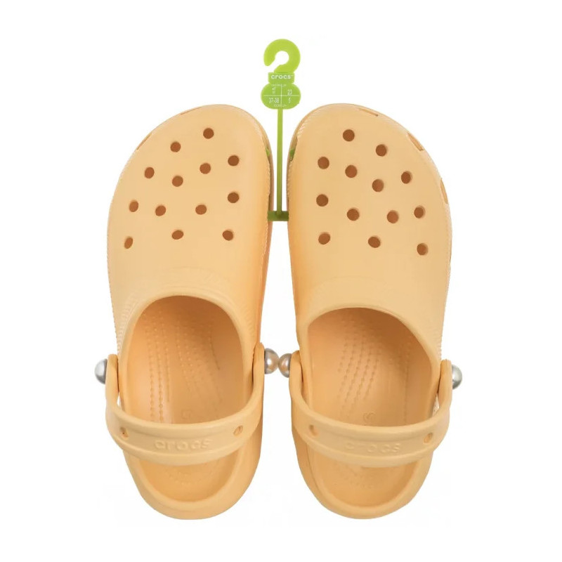 Crocs Classic Platform Pearl Clog Golden Hour 211231-78Z (CR355-a) Moteriški batai/šlepetės