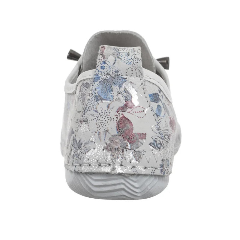 Venezia Białe w Kwiaty R161NUMUOSP047 (VE830-b) sportiniai bateliai