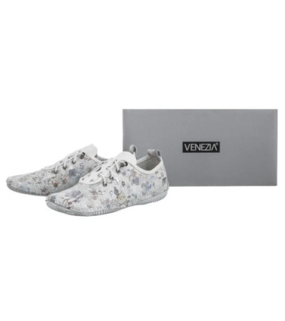 Venezia Białe w Kwiaty R161NUMUOSP047 (VE830-b) sportiniai bateliai