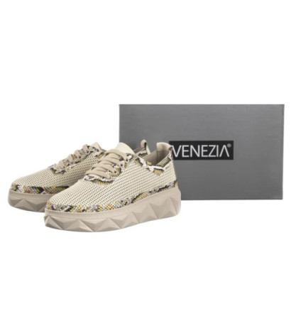 Venezia Beżowe Ażurowe L055LEBEOSP033 (VE832-a) bateliai