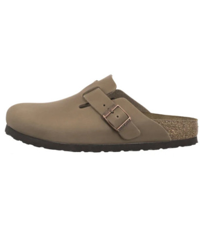 Birkenstock Boston BS  Soft Footbed Tabacco Brown 1019484 (BK288-a) Moteriški batai/šlepetės