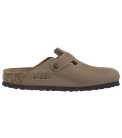 Birkenstock Boston BS  Soft Footbed Tabacco Brown 1019484 (BK288-a) Moteriški batai/šlepetės