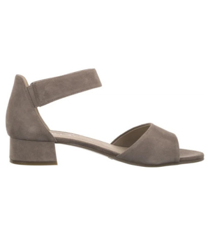 Caprice Szare 9-28212-42 338 Mud Suede (CP436-a) sandalai