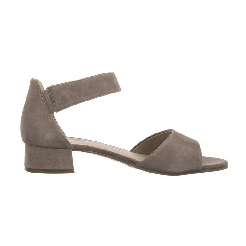 Caprice Szare 9-28212-42 338 Mud Suede (CP436-a) sandalai