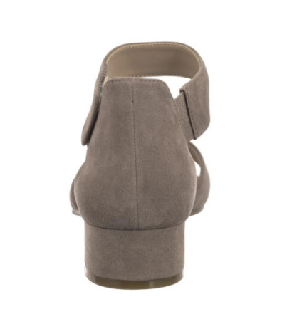 Caprice Szare 9-28212-42 338 Mud Suede (CP436-a) sandalai