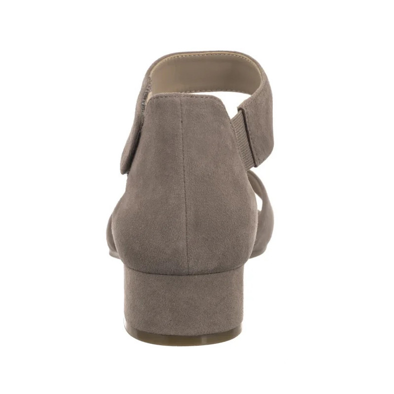 Caprice Szare 9-28212-42 338 Mud Suede (CP436-a) sandalai