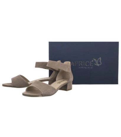 Caprice Szare 9-28212-42 338 Mud Suede (CP436-a) sandalai