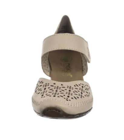 Rieker Beżowe 43750-62 Beige (RI250-a) sandalai