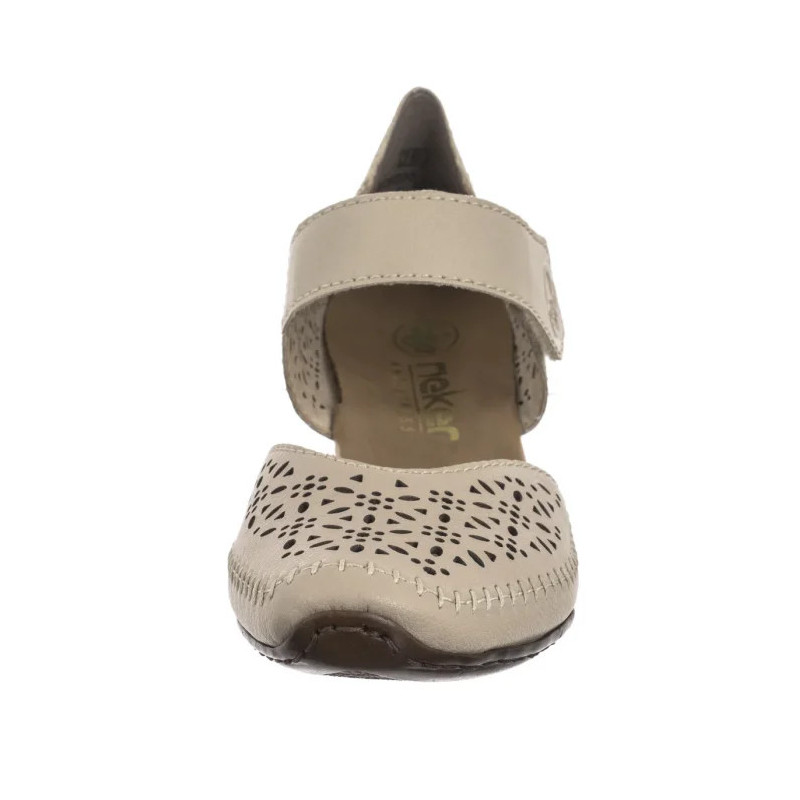 Rieker Beżowe 43750-62 Beige (RI250-a) sandalai