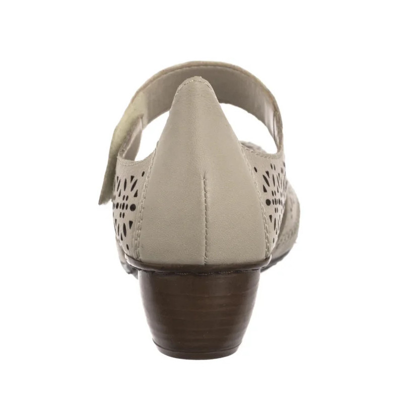 Rieker Beżowe 43750-62 Beige (RI250-a) sandalai
