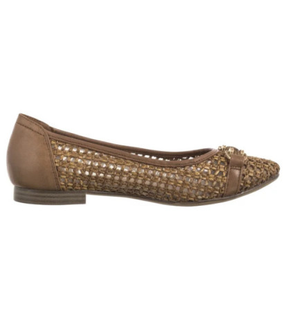 Tamaris Brązowe 1-22138-44 Cognac (TM529-a) bateliai