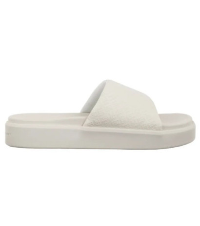 Tommy Hilfiger Platform Monogram Poolslide Ancient White FW0FW08526 YBH  (TH1316-a) Moteriški batai/šlepetės