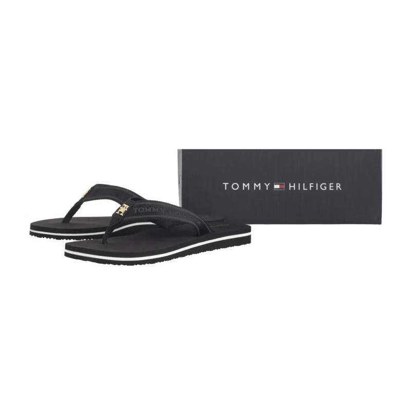 Tommy Hilfiger Hilfiger Webbing Beach Sandal Black FW0FW08515 BDS (TH1317-a) šlepetės