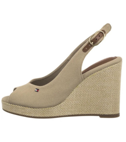 Tommy Hilfiger Flag High Wedge Espad Slingback Horseradish FW0FW08597 ACC (TH1327-a)