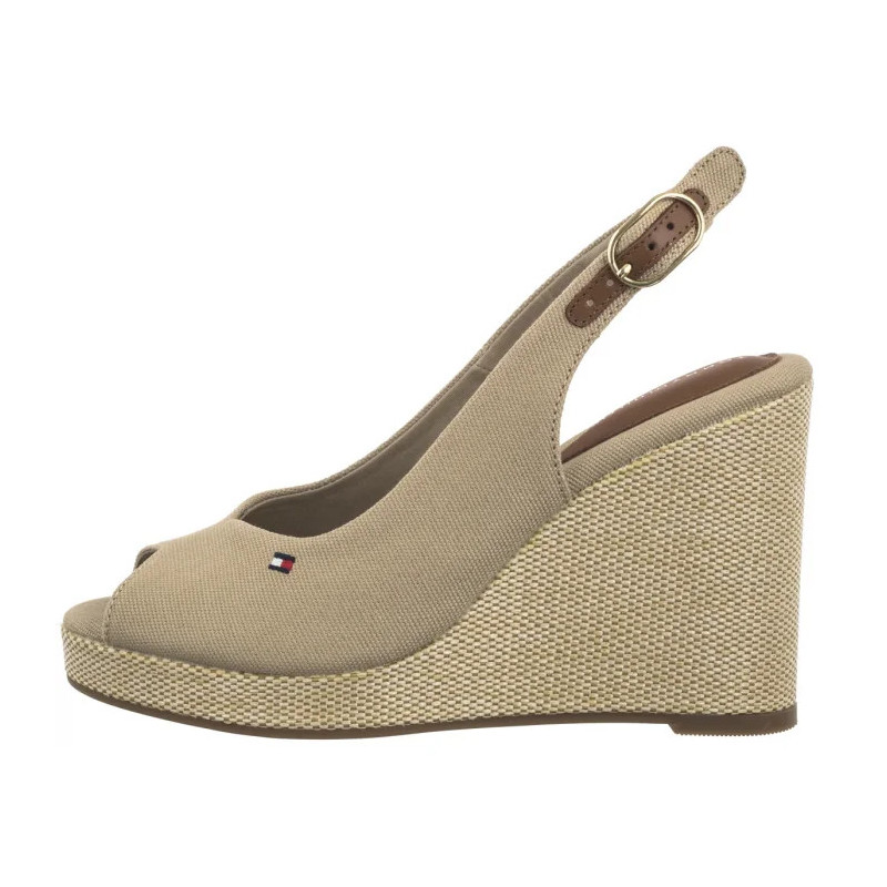 Tommy Hilfiger Flag High Wedge Espad Slingback Horseradish FW0FW08597 ACC (TH1327-a)