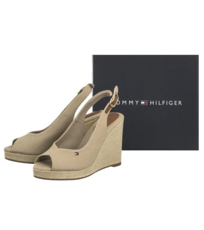 Tommy Hilfiger Flag High Wedge Espad Slingback Horseradish FW0FW08597 ACC (TH1327-a)