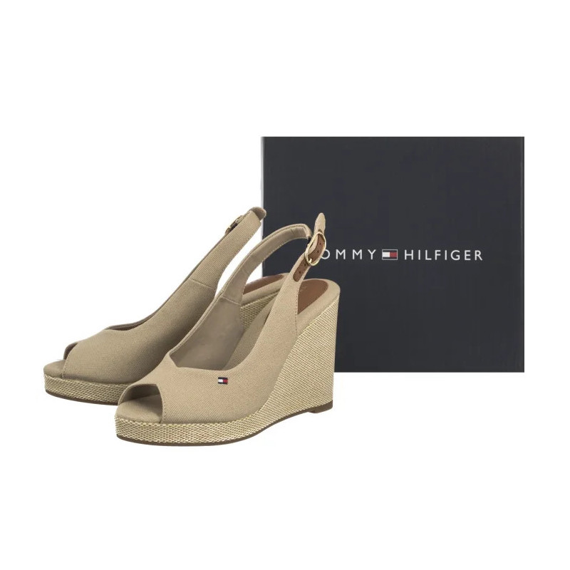 Tommy Hilfiger Flag High Wedge Espad Slingback Horseradish FW0FW08597 ACC (TH1327-a)