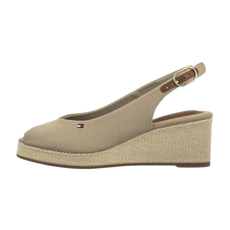 Tommy Hilfiger Flag Mid Wedge Espad Slingback Horserdish FW0FW08595 ACC (TH1328-a)