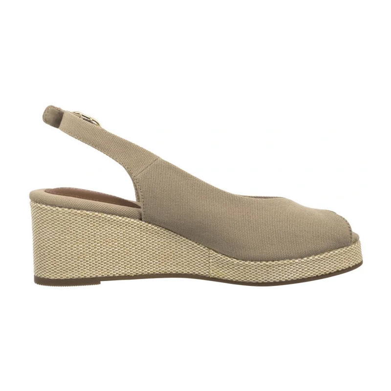 Tommy Hilfiger Flag Mid Wedge Espad Slingback Horserdish FW0FW08595 ACC (TH1328-a)