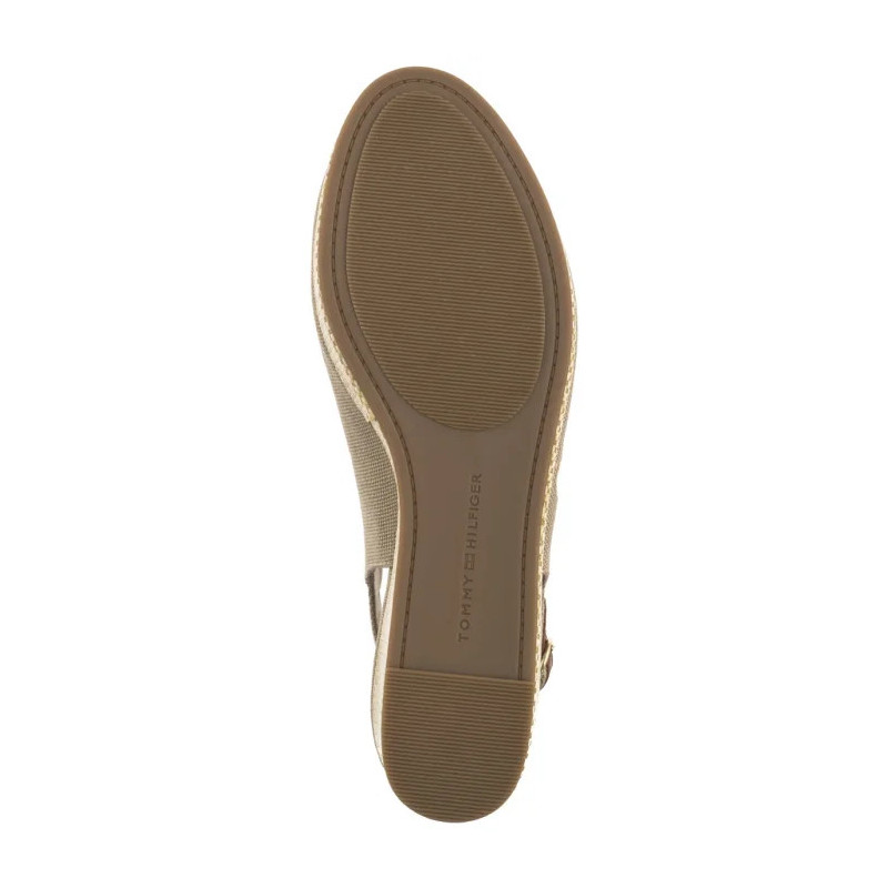 Tommy Hilfiger Flag Mid Wedge Espad Slingback Horserdish FW0FW08595 ACC (TH1328-a)