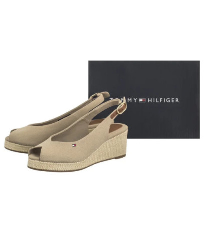 Tommy Hilfiger Flag Mid Wedge Espad Slingback Horserdish FW0FW08595 ACC (TH1328-a)
