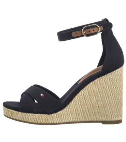 Tommy Hilfiger Flag High Wedge Espad Crisscross Space Blue FW0FW08661 DW6 (TH1329-a)