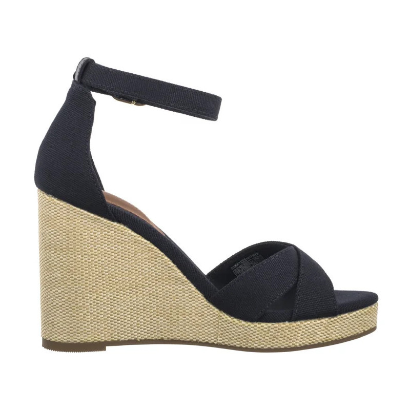 Tommy Hilfiger Flag High Wedge Espad Crisscross Space Blue FW0FW08661 DW6 (TH1329-a)