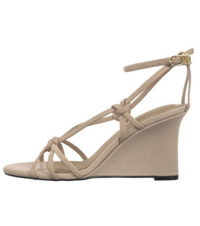 Tommy Hilfiger Leather Knots Wedge Sandal Misty Blush FW0FW08417 TRY (TH1331-a)