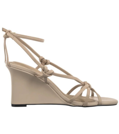 Tommy Hilfiger Leather Knots Wedge Sandal Misty Blush FW0FW08417 TRY (TH1331-a)