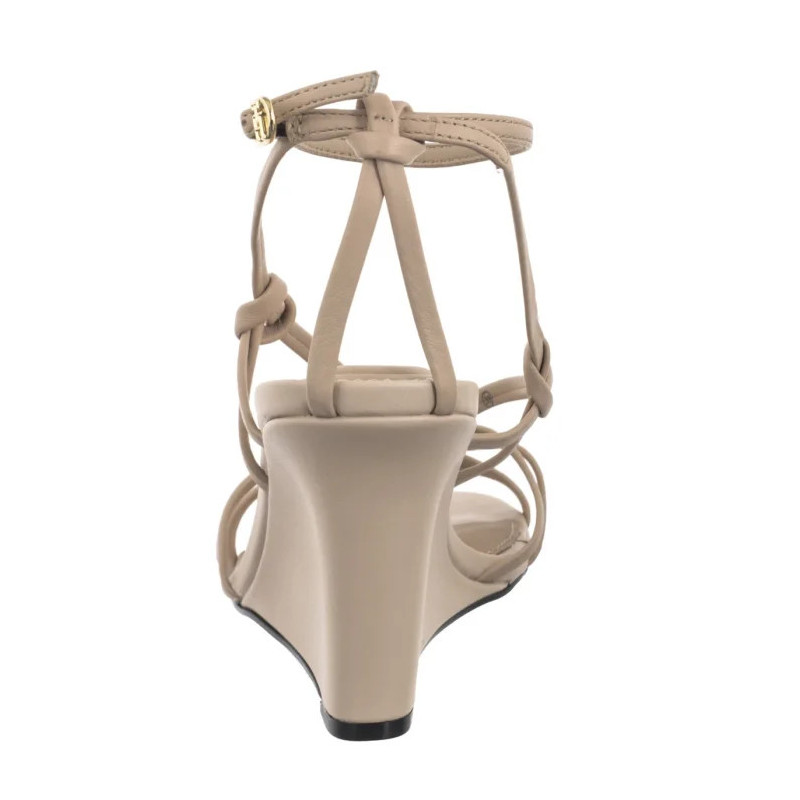 Tommy Hilfiger Leather Knots Wedge Sandal Misty Blush FW0FW08417 TRY (TH1331-a)