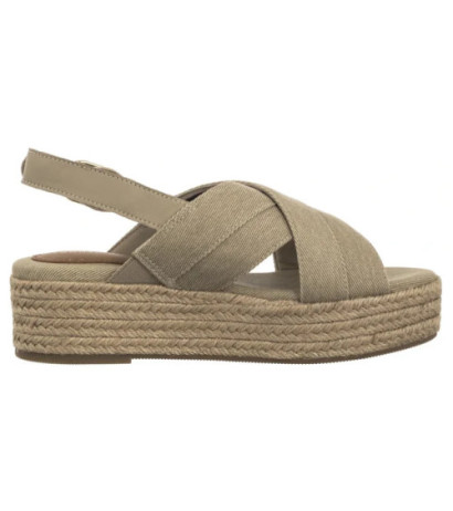 Tommy Hilfiger Denim Espadrille Platform Sandal Horseradish FW0FW08669 ACC (TH1333-a) sandalai