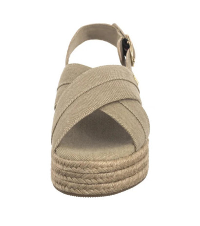 Tommy Hilfiger Denim Espadrille Platform Sandal Horseradish FW0FW08669 ACC (TH1333-a) sandalai
