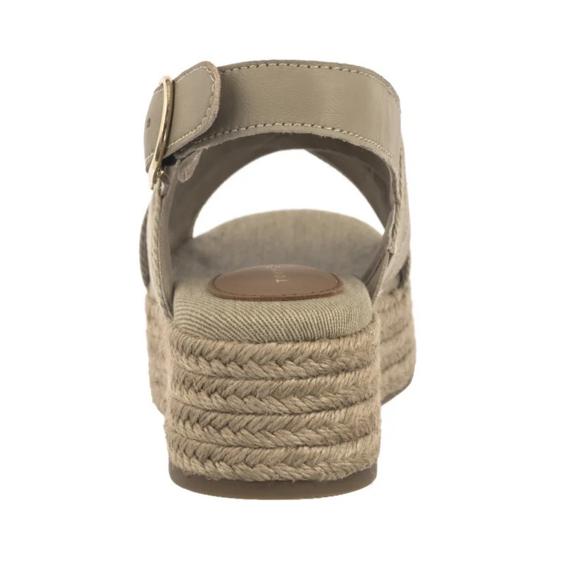 Tommy Hilfiger Denim Espadrille Platform Sandal Horseradish FW0FW08669 ACC (TH1333-a) sandalai
