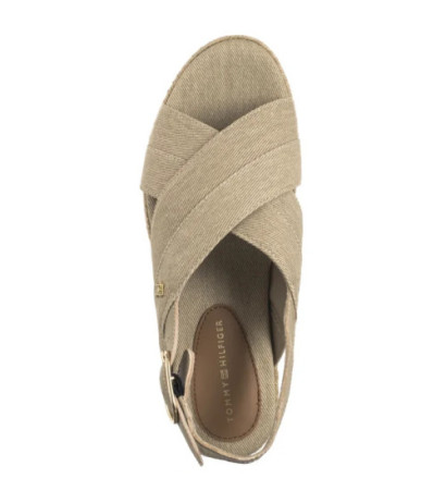 Tommy Hilfiger Denim Espadrille Platform Sandal Horseradish FW0FW08669 ACC (TH1333-a) sandalai