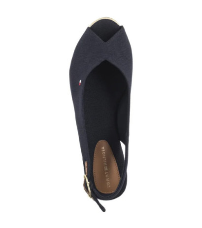 Tommy Hilfiger Flag Mid Wedge Espad Slingback Space Blue FW0FW08595 DW6 (TH1328-b)