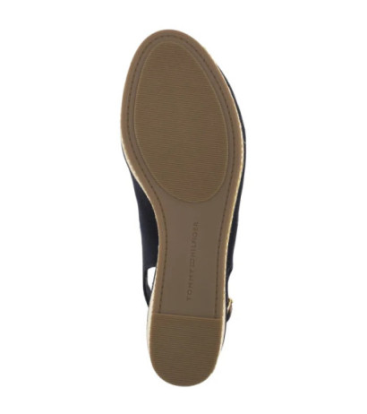 Tommy Hilfiger Flag Mid Wedge Espad Slingback Space Blue FW0FW08595 DW6 (TH1328-b)