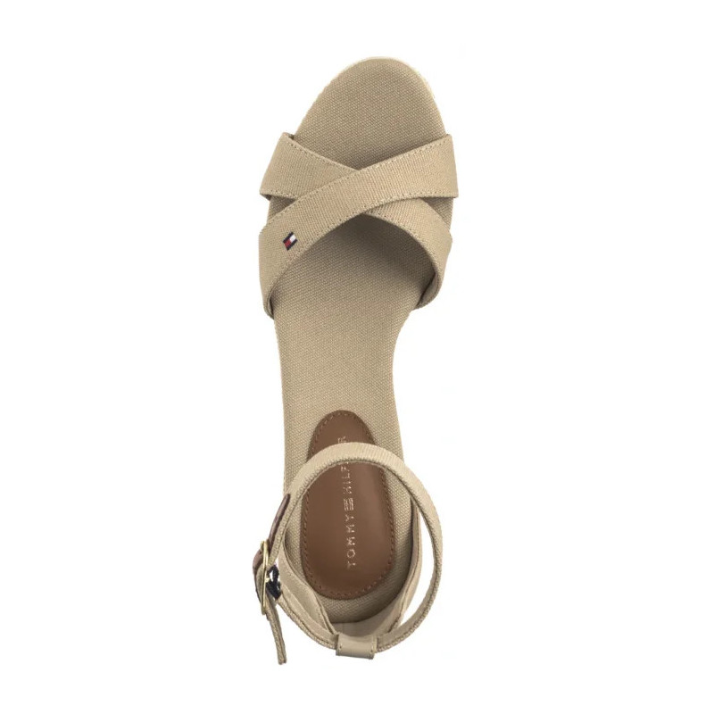 Tommy Hilfiger Flag Criss-Cros Mid Wedge Espad Horseradish FW0FW08481 ACC (TH1337-a)
