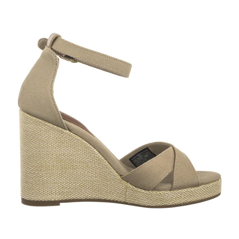 Tommy Hilfiger Flag High Wedge Espad Crisscross Horseradish FW0FW08661 ACC (TH1329-b)