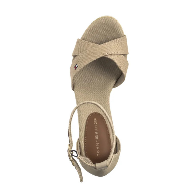 Tommy Hilfiger Flag High Wedge Espad Crisscross Horseradish FW0FW08661 ACC (TH1329-b)